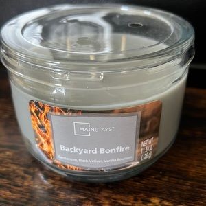 Mainstays backyard bonfire 3 wick candle